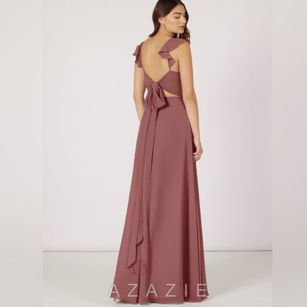 🌷Azazie dress Dark Mauve pink color/ Bridesmaid /